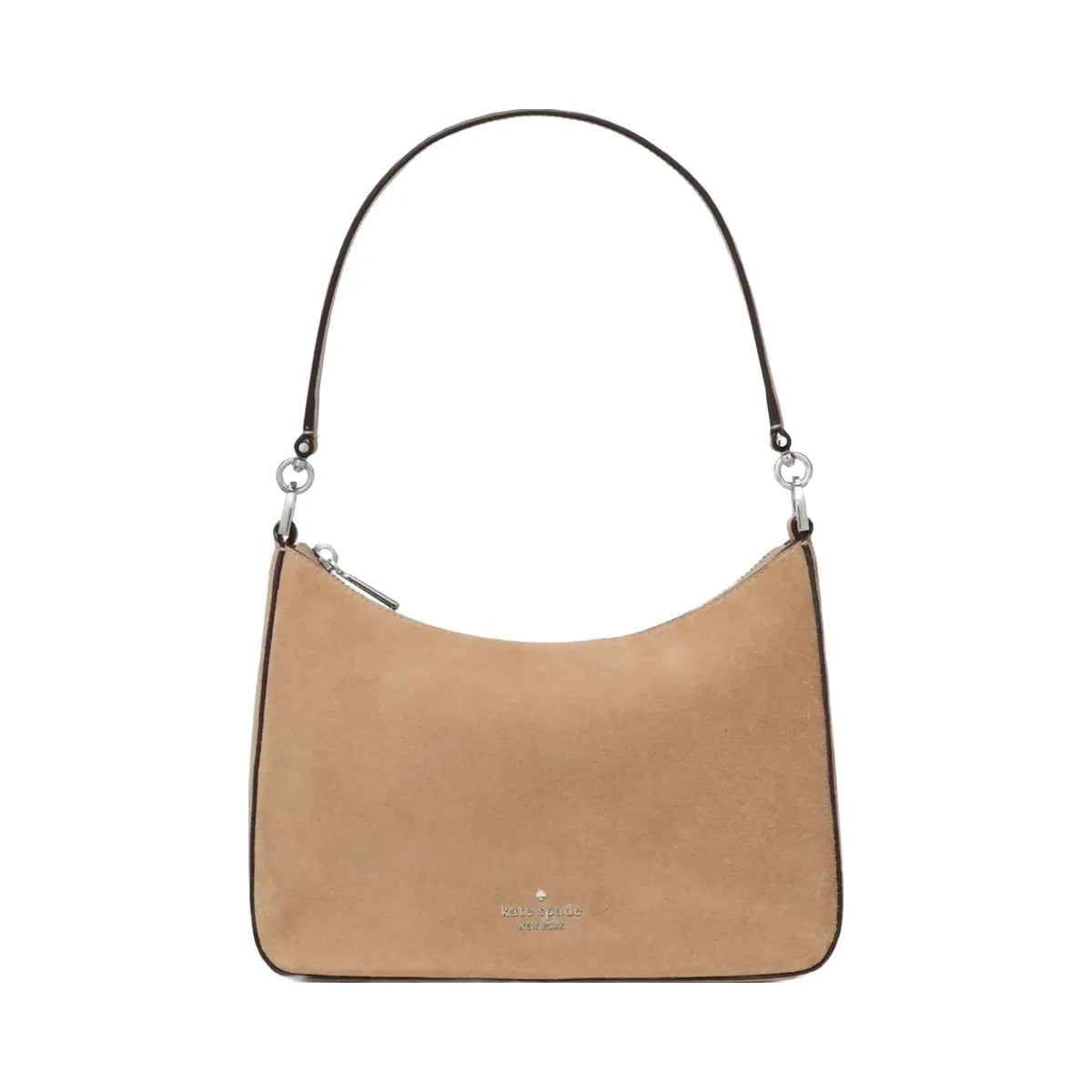 Kate Spade Margot Suede Medium Shoulder Bag Timeless Taupe