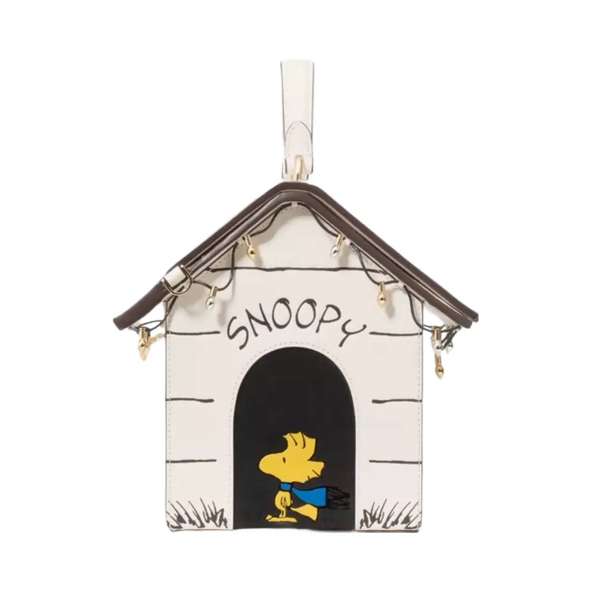 Kate Spade Peanuts X KSNY Snoopy 3D Dog House Crossbody Multi