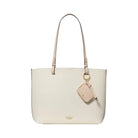 Kate Spade Tessa Tote Bag With Charm Light Cream Multi