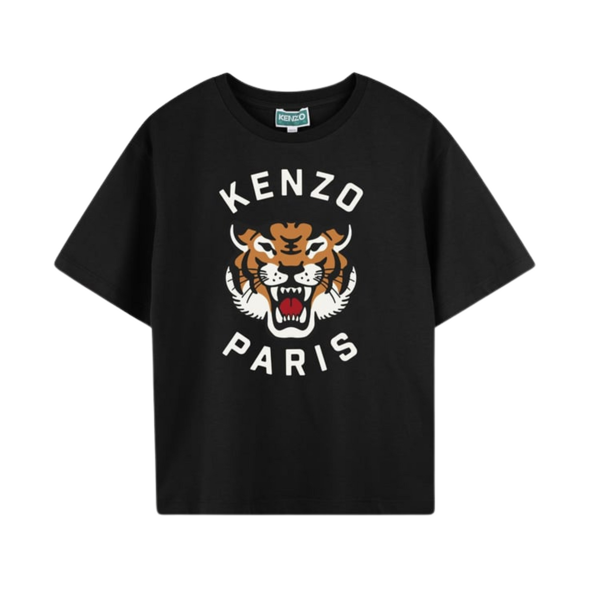 KENZO Tiger Classic Cotton Regular Fit T-Shirt 'Black'