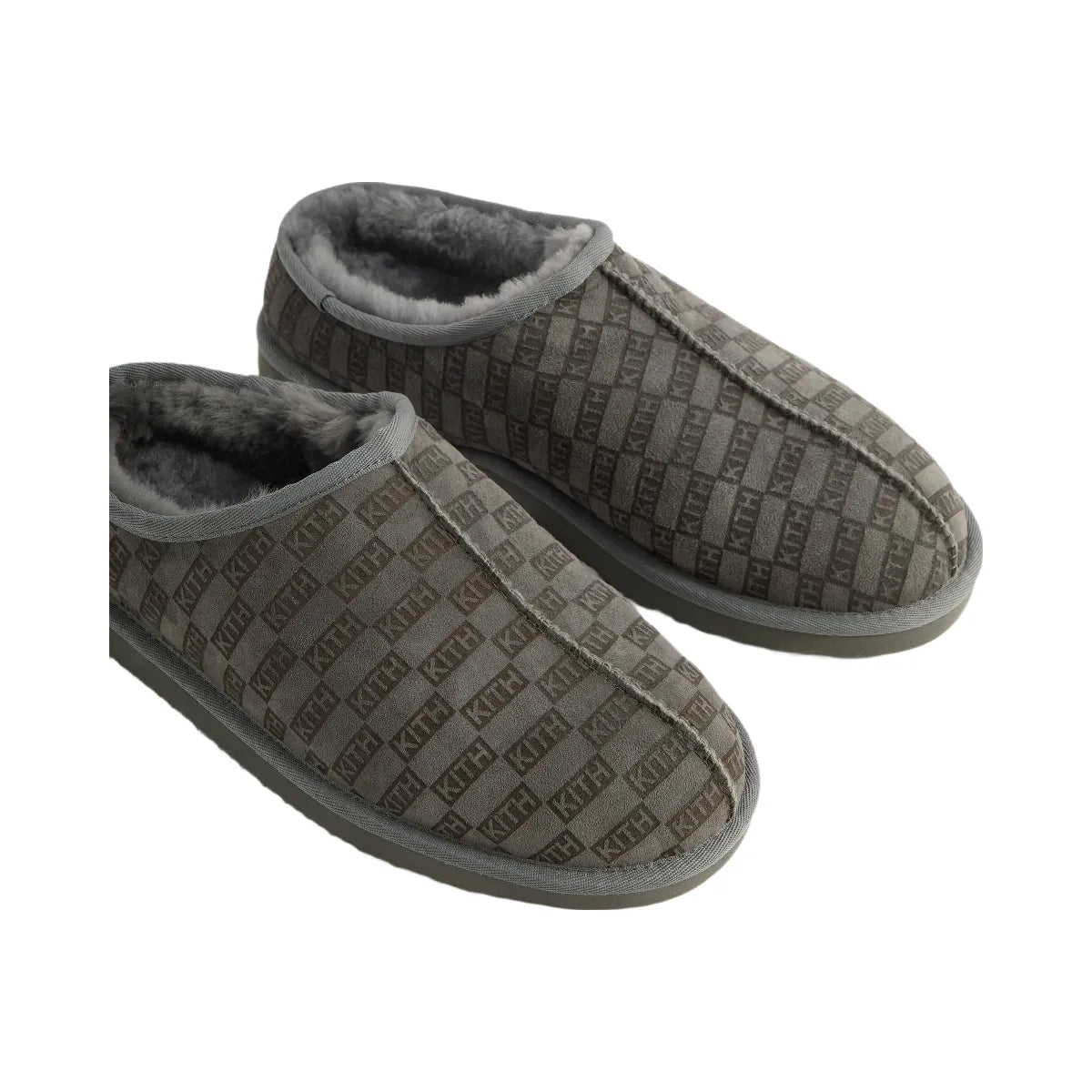 Kith Monogram Shearling Slippers - Idea