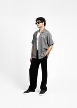 EVEMEN BOWLING SHIRT - SMOKE GREY