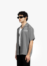 EVEMEN BOWLING SHIRT - SMOKE GREY