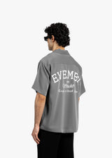 EVEMEN BOWLING SHIRT - SMOKE GREY