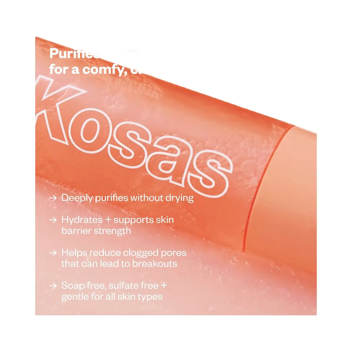 Kosas Plump + Juicy Gel Cleanser