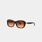 Coach Signature Rectangle Sunglasses DARK TORTOISE
