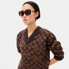Coach Signature Rectangle Sunglasses DARK TORTOISE