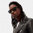 Coach Square Frame Sunglasses Matte Black