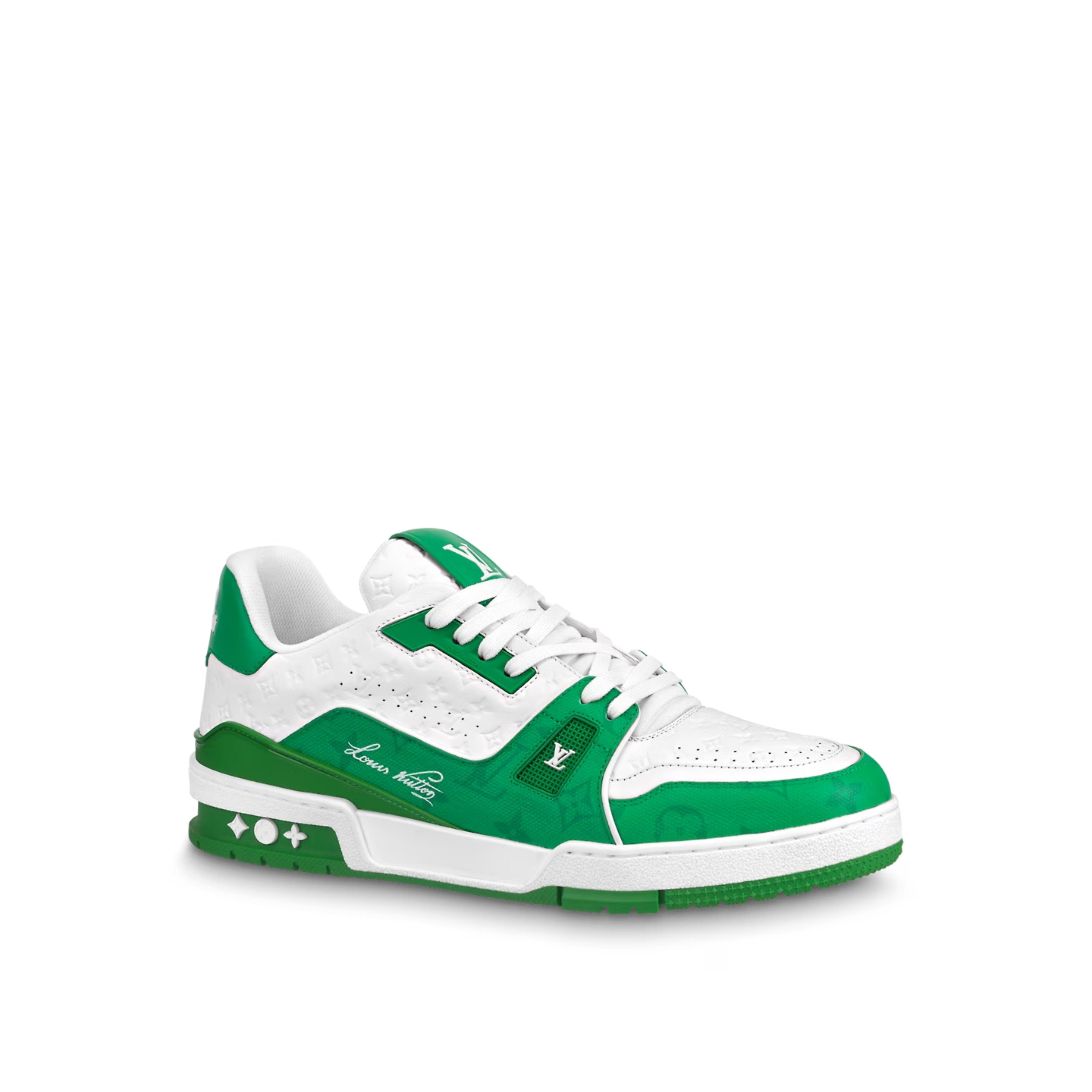 Buy LV Trainer Sneaker GREEN at Dawntown