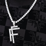 FL Stacked Shield Limited Edition Monogram Pendant