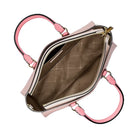Michael Kors Arden Small Color-Block Signature Logo Messenger Bag Pwd Blsh Mlt