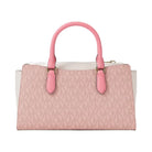 Michael Kors Arden Small Color-Block Signature Logo Messenger Bag Pwd Blsh Mlt