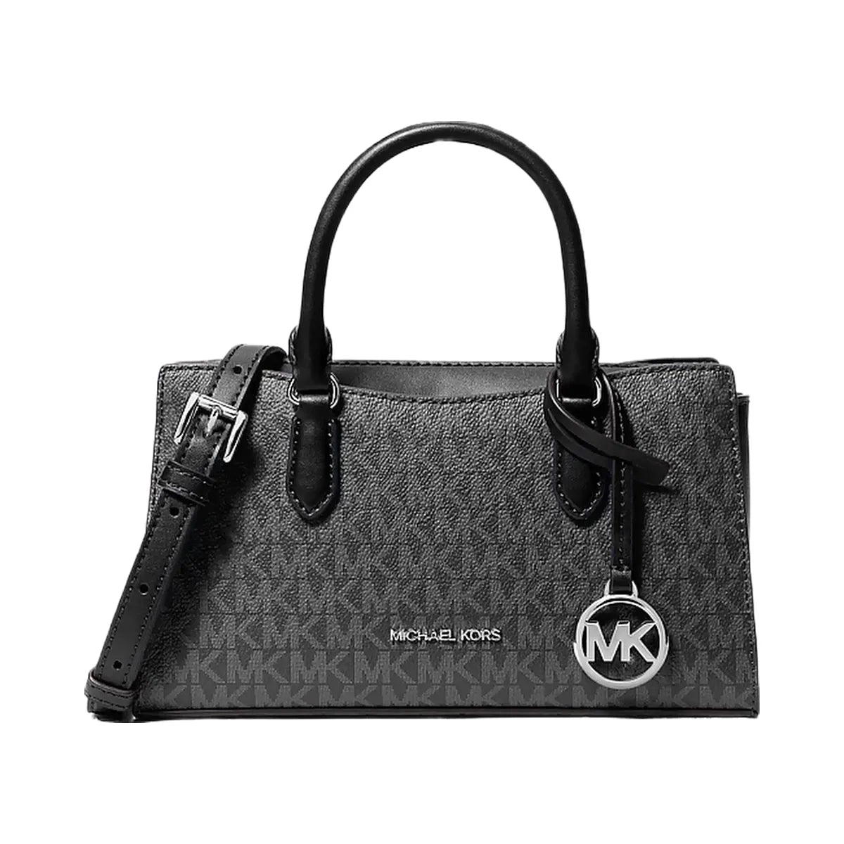 Michael Kors Arden Small Signature Logo Messenger Bag Black