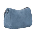 Michael Kors Carmela Medium Suede Convertible Crossbody Bag Denim