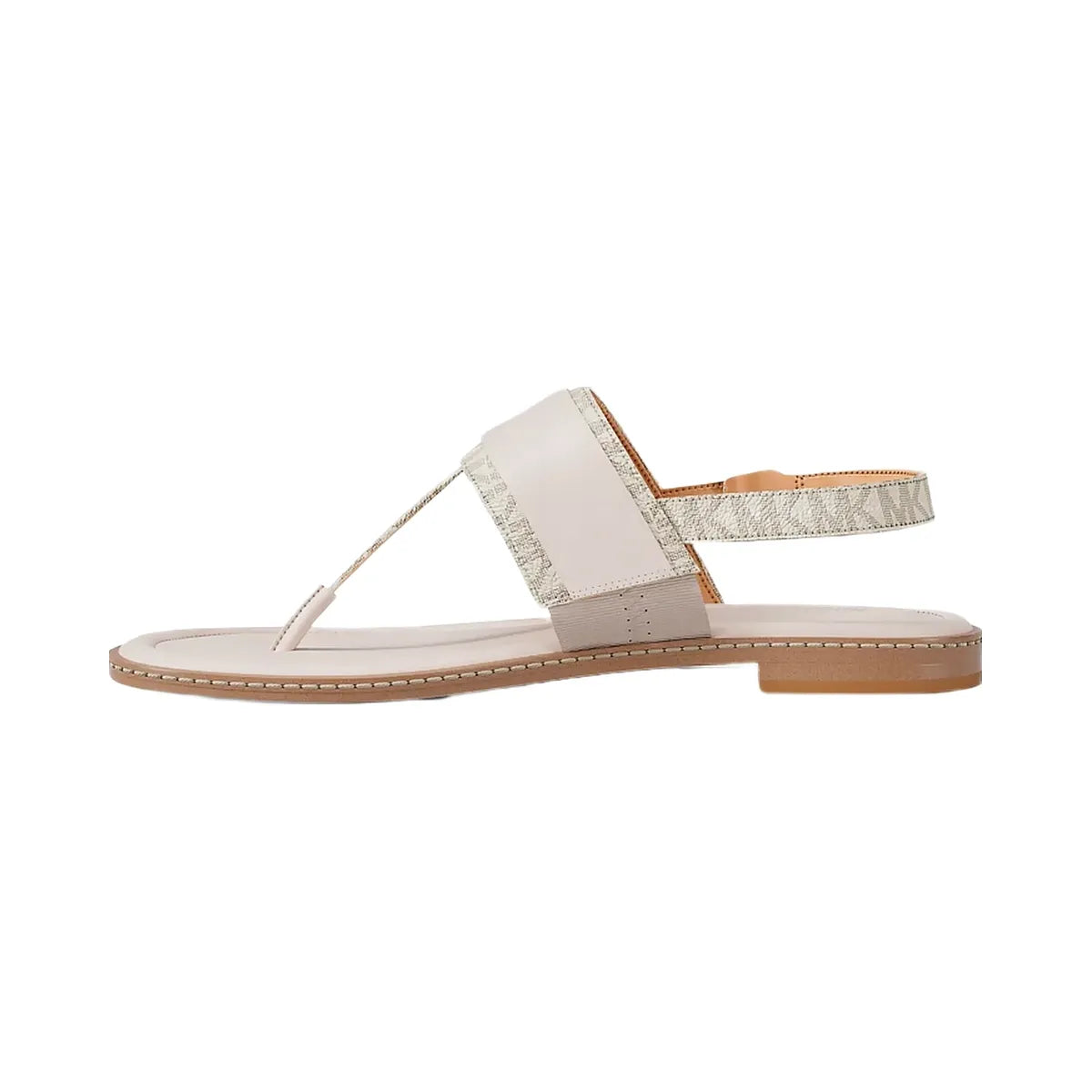 Michael Kors Carmen Signature Logo Sandal Vanilla