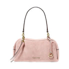 Michael Kors Cecily Small Suede Shoulder Bag Powder Blush