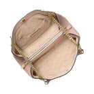 Michael Kors Christina Medium Signature Logo Messenger Bag Powder Blush