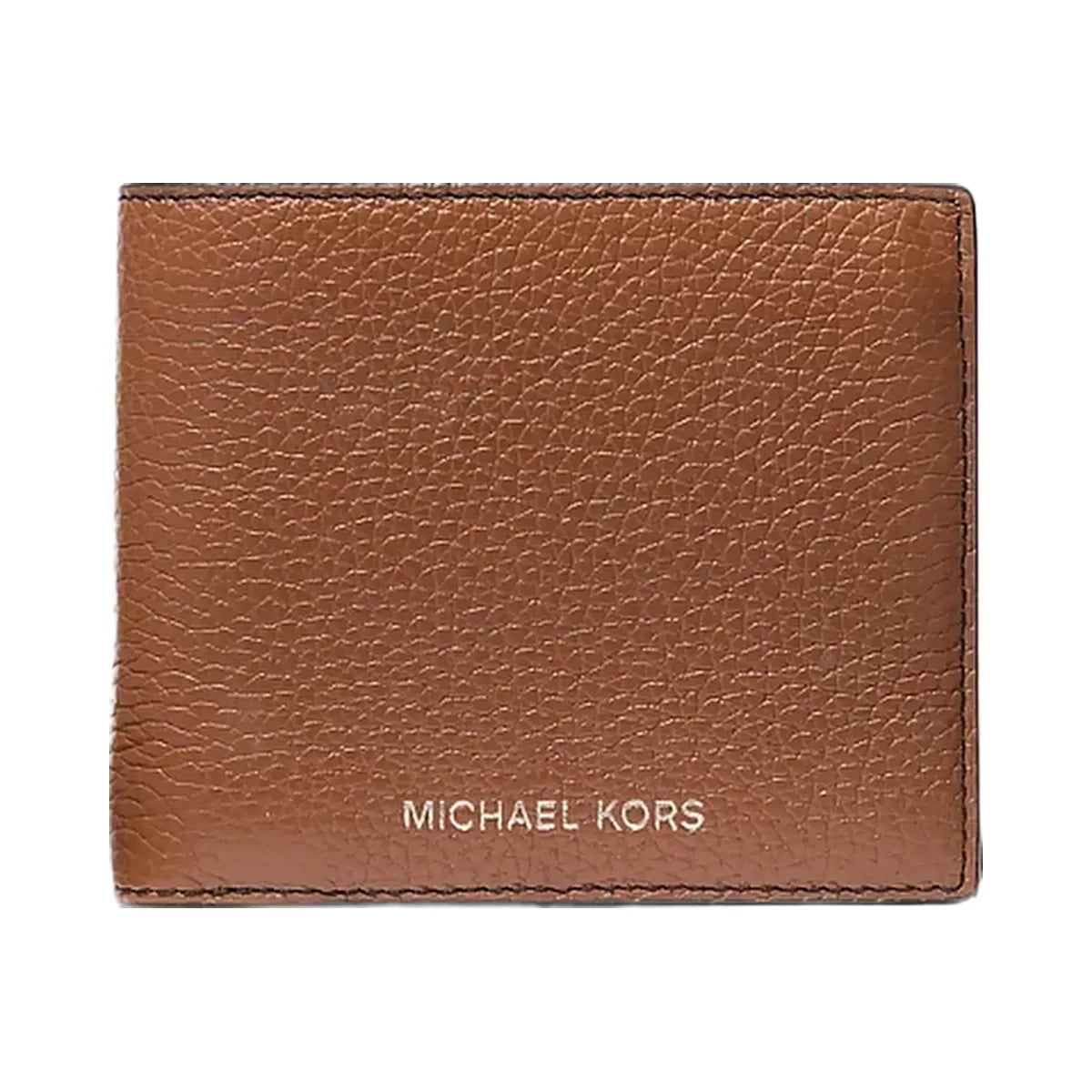 Michael Kors Cooper Pebbled Leather Billfold Wallet With Coin Pouch Luggage