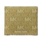 Michael Kors Cooper Printed Signature Logo Billfold Wallet Oregano