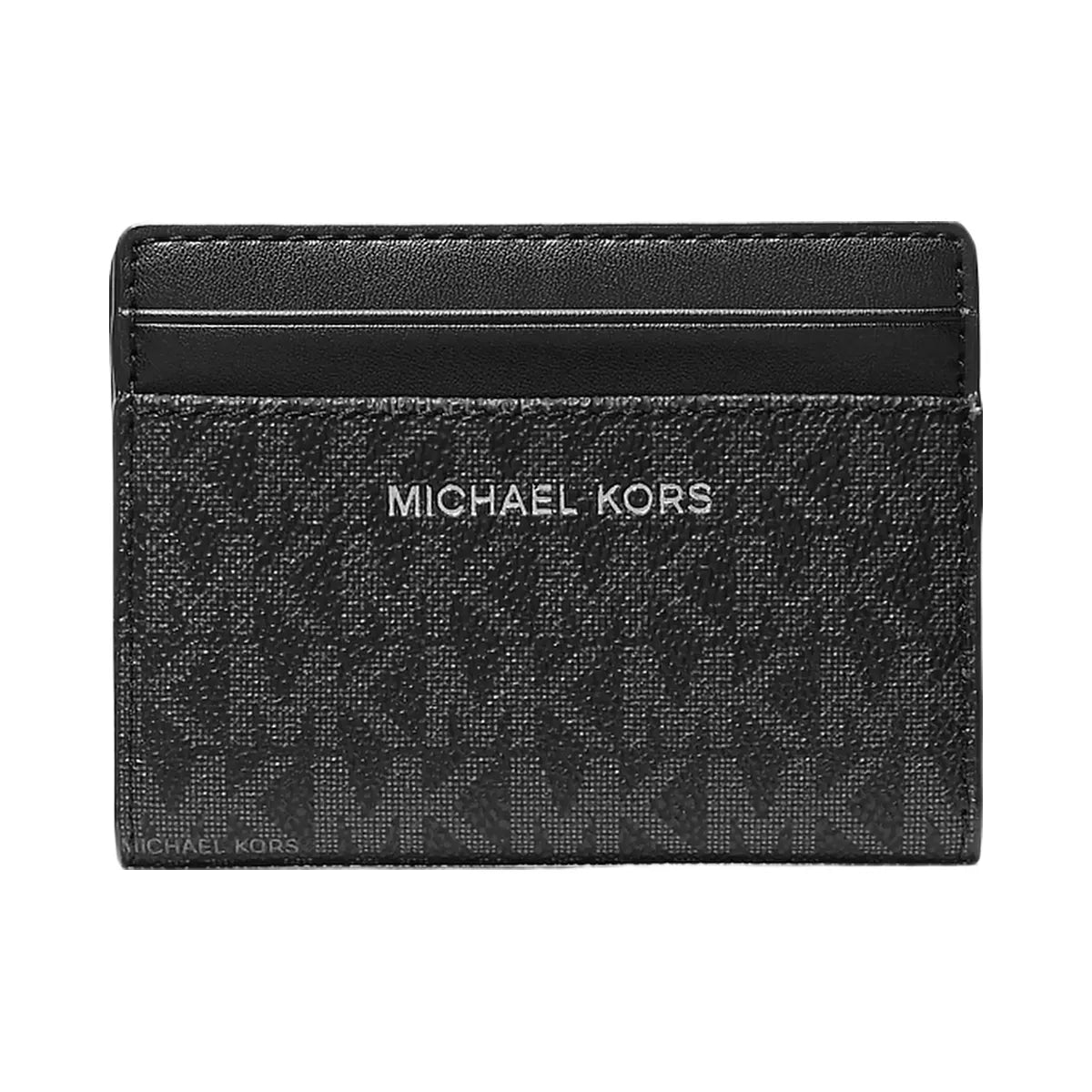 Michael Kors Cooper Signature Logo Bi-Fold Wallet Black