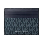 Michael Kors Cooper Signature Logo Card Case Admrl/Plblue