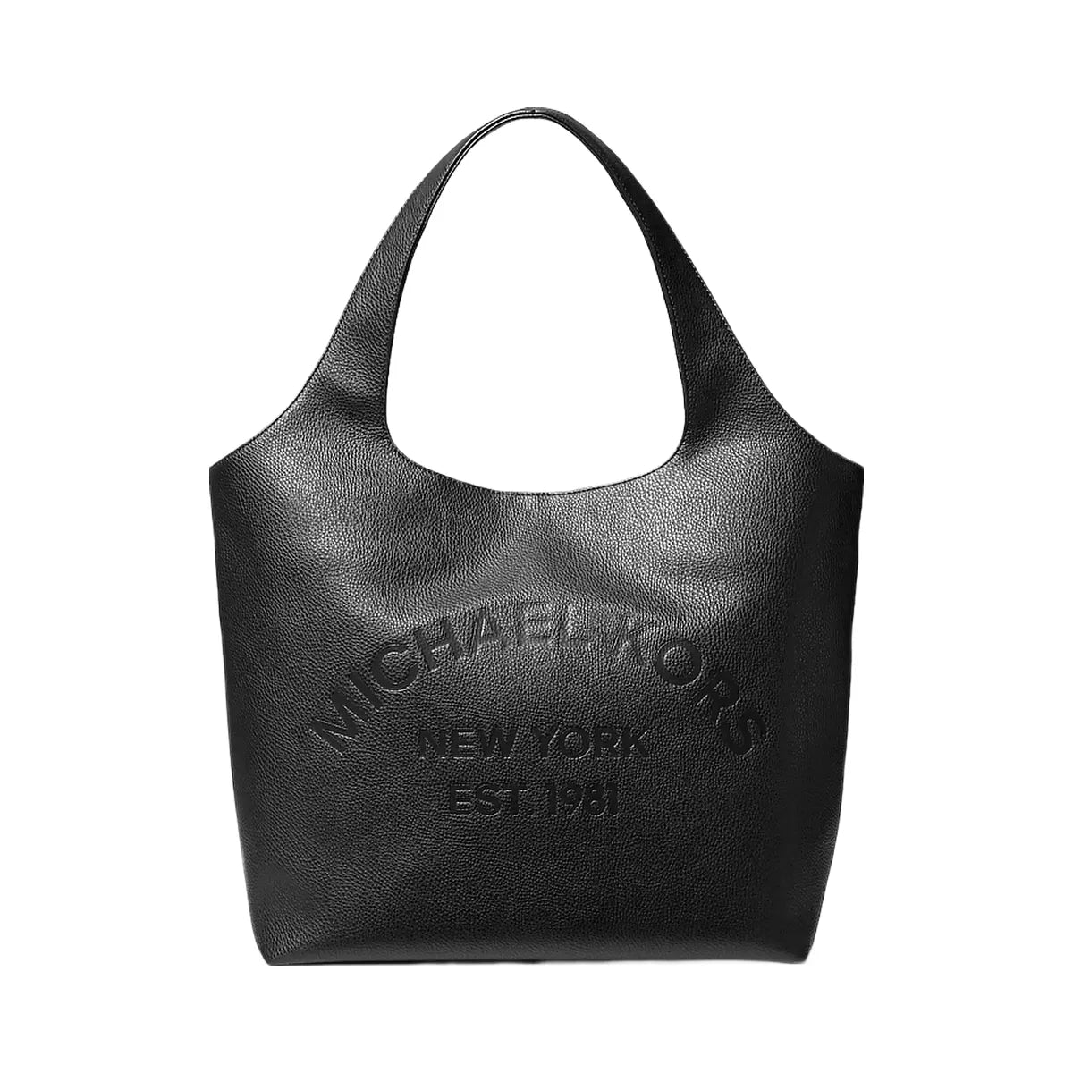 Michael Kors Cooper Small Logo Embossed Tote Bag Black