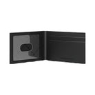 Michael Kors Cooper Striped Signature Logo Billfold Wallet With Passcase Black Combo