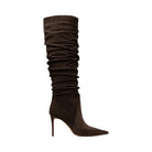 Michael Kors Dawn Suede Boot Chocolate