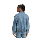 Michael Kors Denim Zip-Up Jacket Dusk Blue Wash
