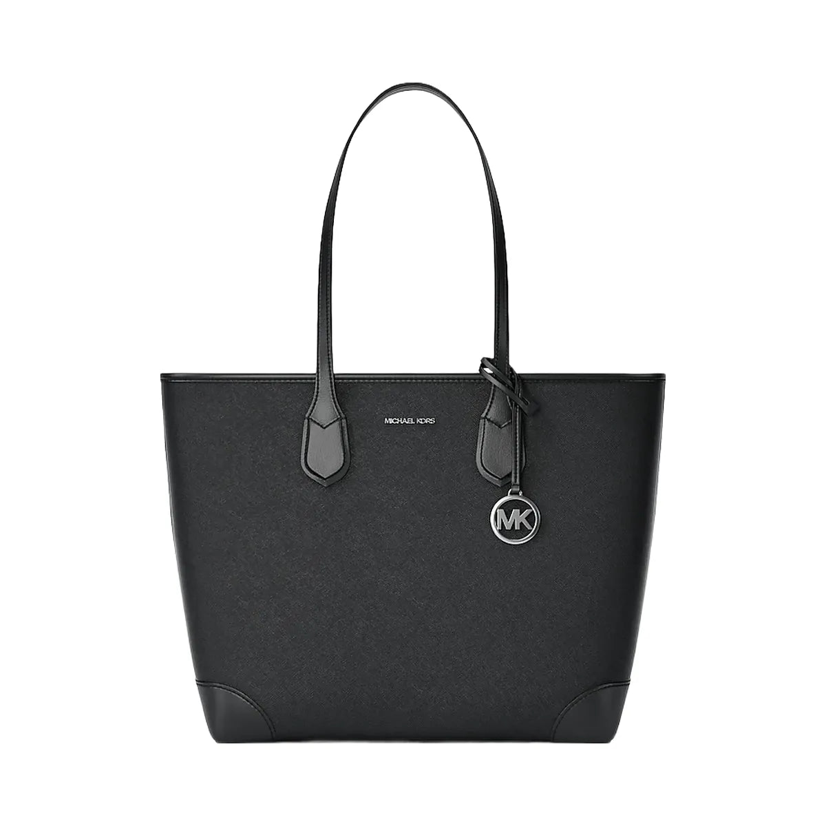 Michael Kors Eva Large Saffiano Leather Tote Bag Black