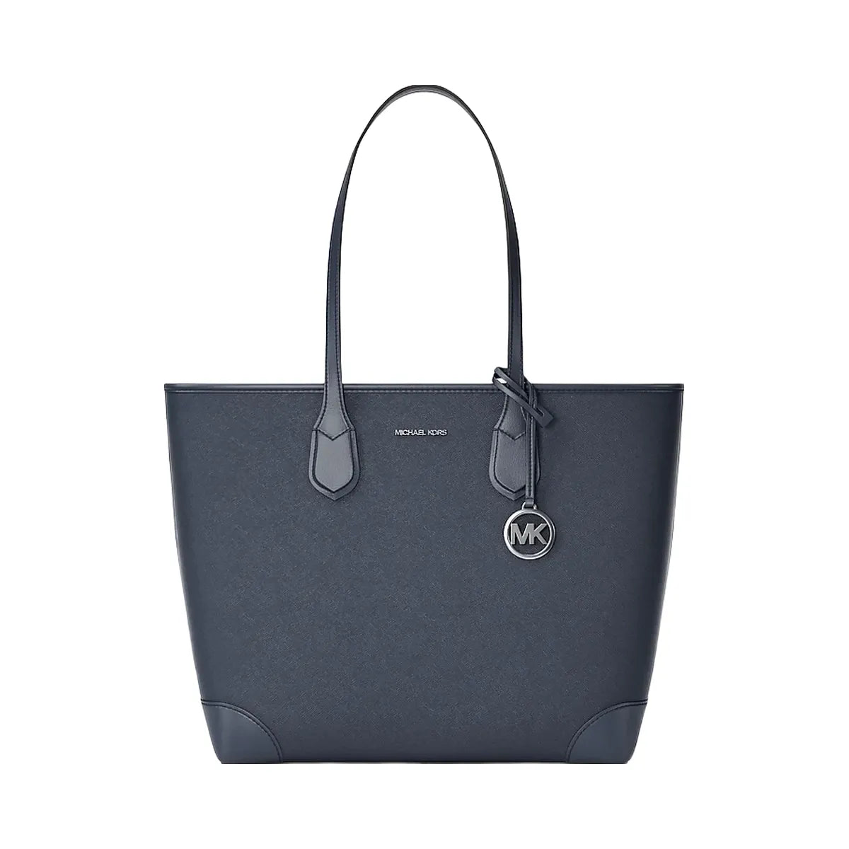 Michael Kors Eva Large Saffiano Leather Tote Bag Navy