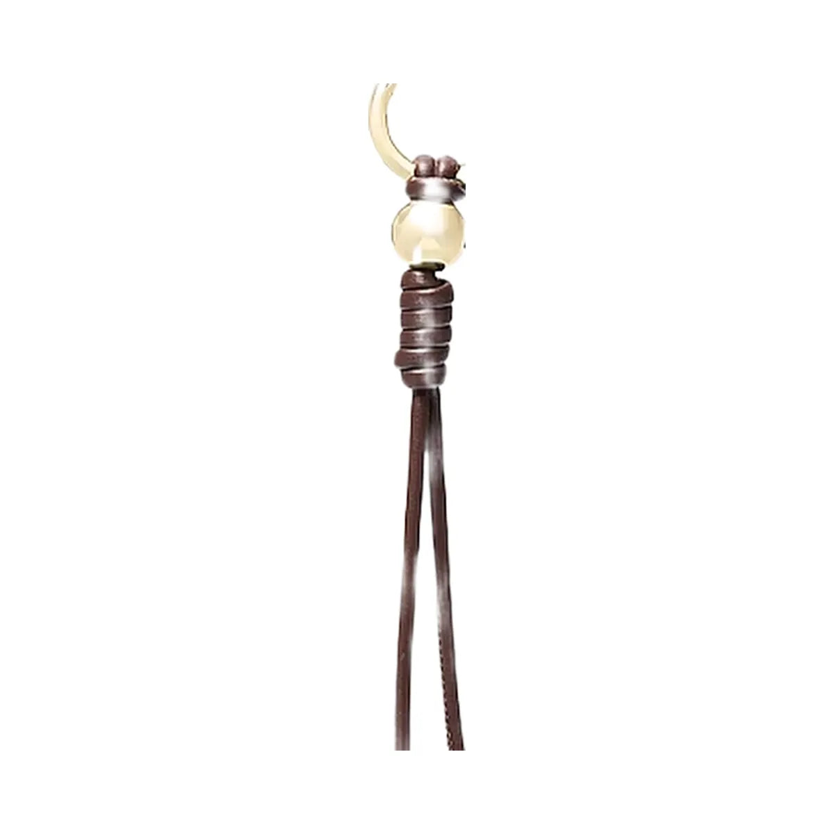 Michael Kors Gold-Tone Knot Bag Charm Nutmeg