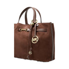 Michael Kors Gold-Tone Knot Bag Charm Nutmeg