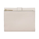 Michael Kors Greenwich Medium Saffiano Leather Trifold Wallet Lt Cream