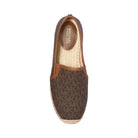 Michael Kors Hastings Signature Logo Slip-On Espadrille Brown