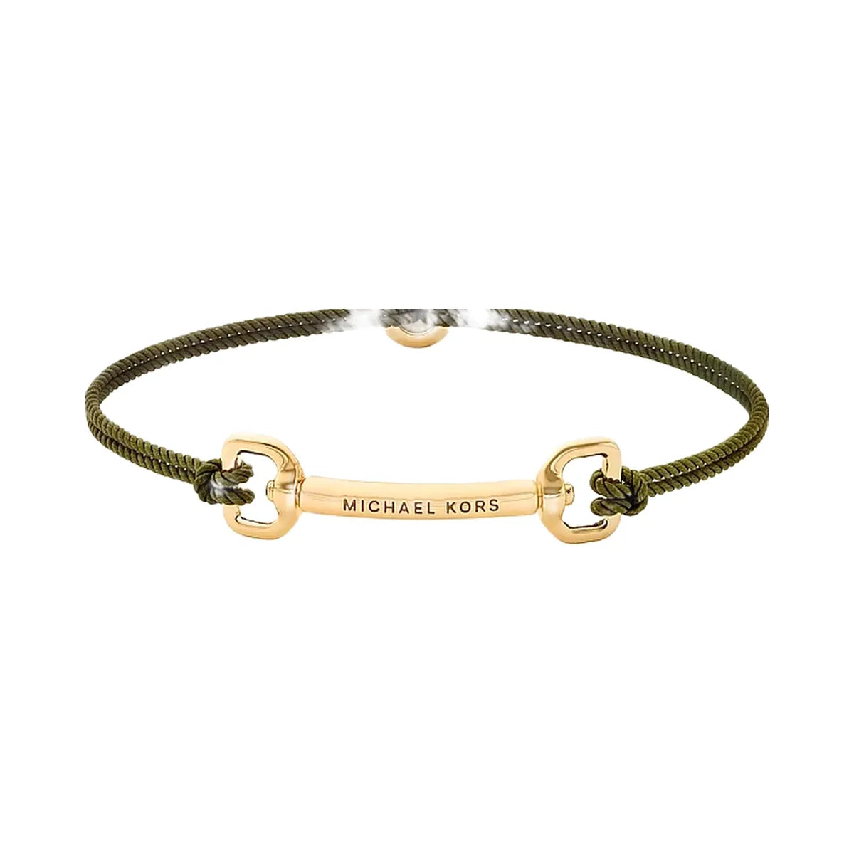 Michael Kors Horsebit Corded Slider Bracelet Gold/Oregano
