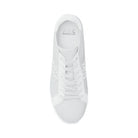 Michael Kors Jacob Mixed-Media Sneaker Optic White