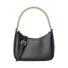 Michael Kors Jet Set Large Pebbled Leather Convertible Crossbody Bag Black