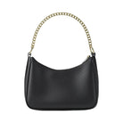 Michael Kors Jet Set Large Pebbled Leather Convertible Crossbody Bag Black