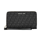 Michael Kors Jet Set Large Signature Logo Smartphone Wallet Black