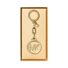 Michael Kors Jet Set Logo Bag Charm 18k Gold