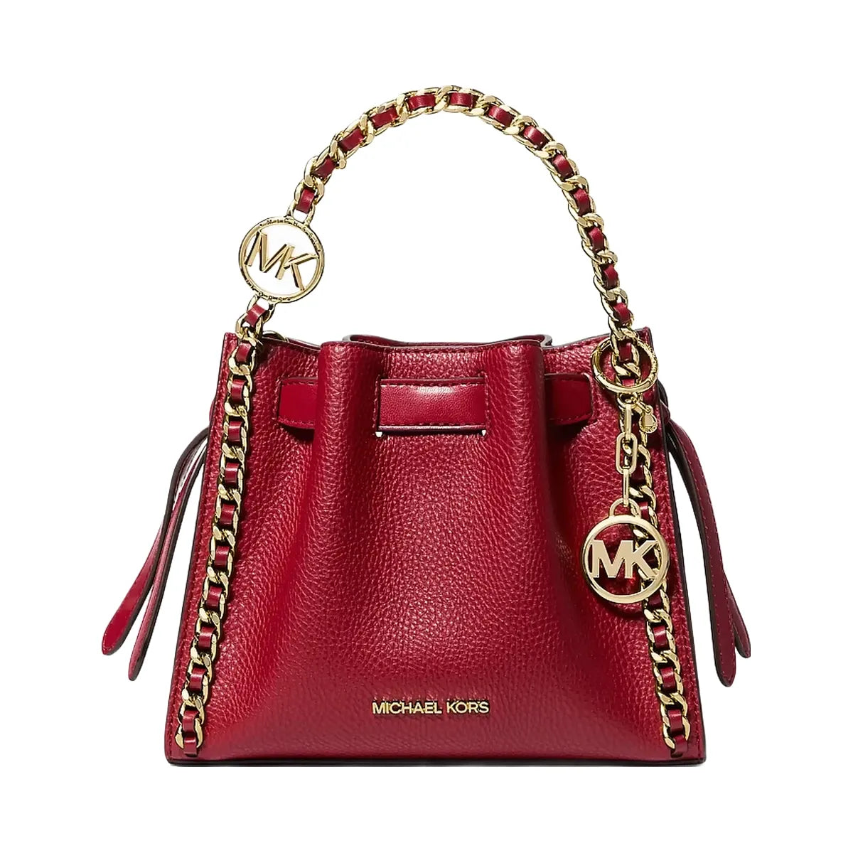 Michael Kors Jet Set Logo Bag Charm 18k Gold