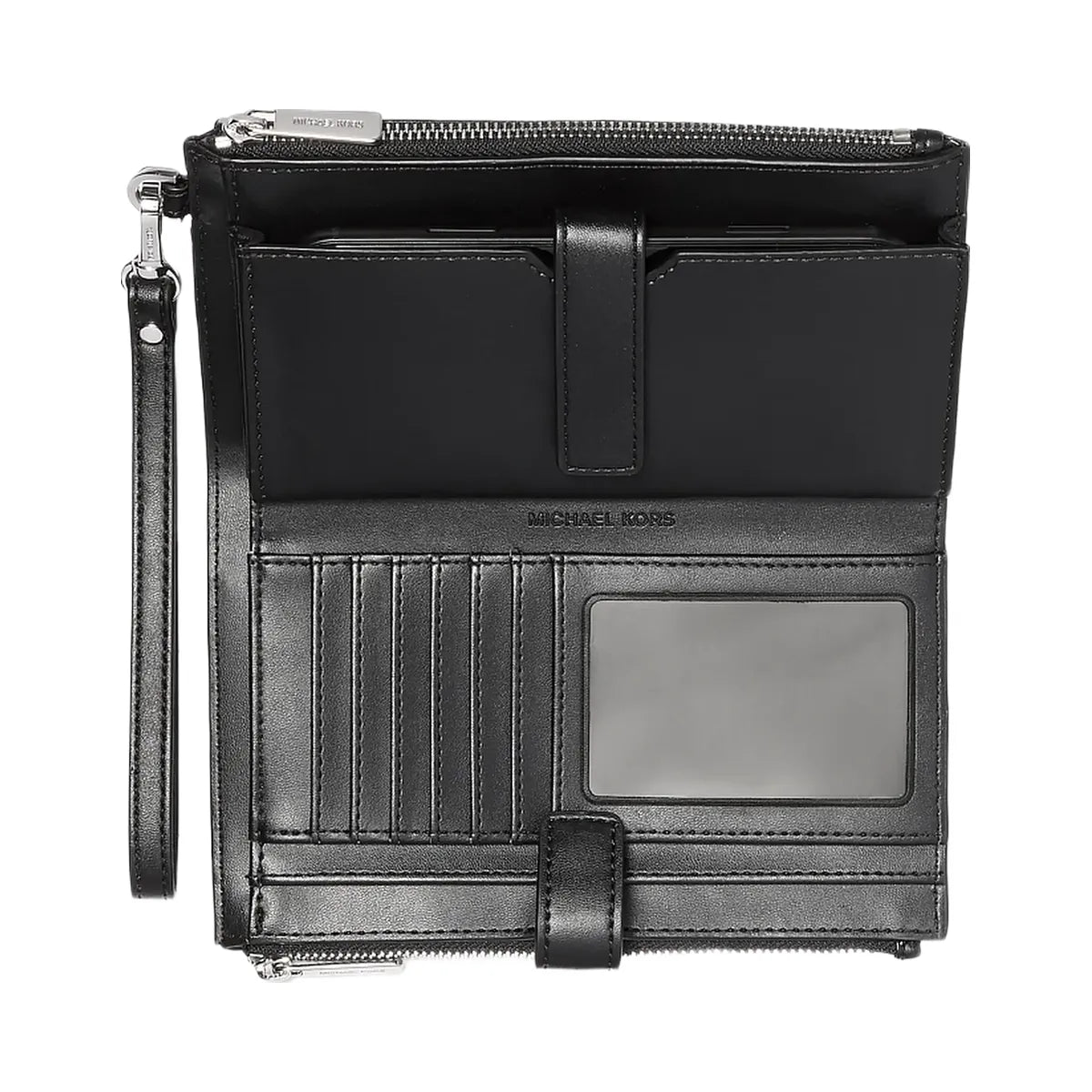 Michael Kors Jet Set Logo Smartphone Wallet Black