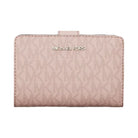 Michael Kors Jet Set Medium Signature Logo Bi-Fold Wallet Powder Blush