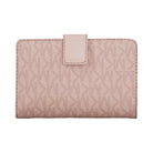 Michael Kors Jet Set Medium Signature Logo Bi-Fold Wallet Powder Blush