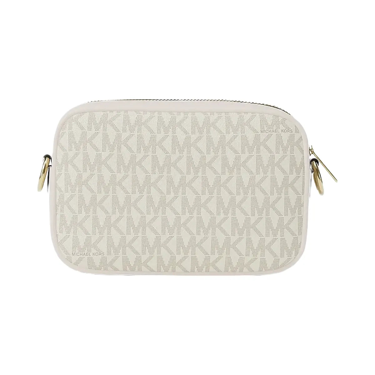 Michael Kors Jet Set Small Signature Logo Camera Crossbody Bag Lt Crm Multi