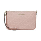 Michael Kors Jet Set Small Signature Logo Convertible Wristlet Powder Blush