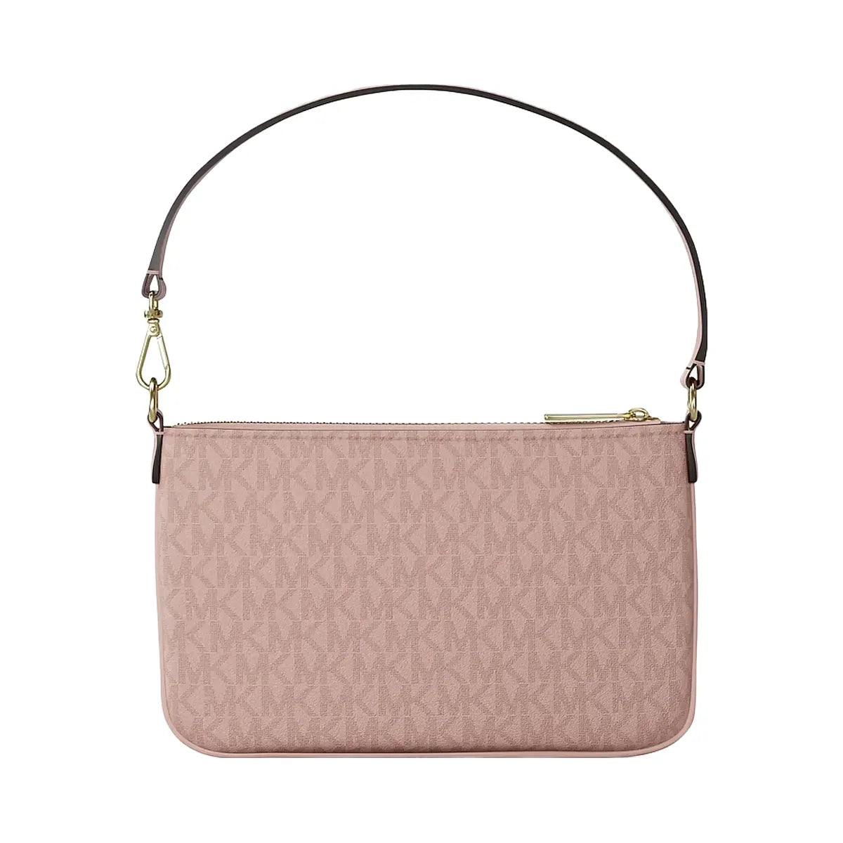 Michael Kors Jet Set Small Signature Logo Convertible Wristlet Powder Blush