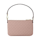 Michael Kors Jet Set Small Signature Logo Convertible Wristlet Powder Blush