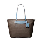 Michael Kors Jet Set Travel Extra-Large Signature Logo Tote Bag Chambray